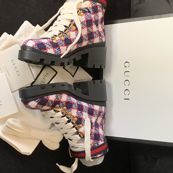 GUCCI TRIP ANKLE BOOTS - Picture 7 of 15